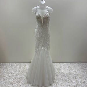 NWT Mon Cheri Designer Mermaid Wedding Gown